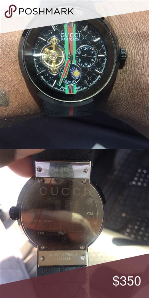 fake gucci watch amazon|check gucci watch serial number.